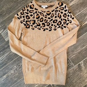 Cheetah print sweater
